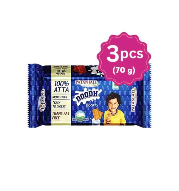 Patanjali Doodh Biscuit (3 pcs)