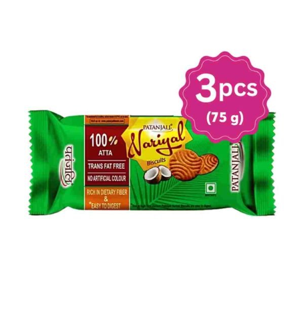Patanjali Nariyal Biscuit (3 pcs)