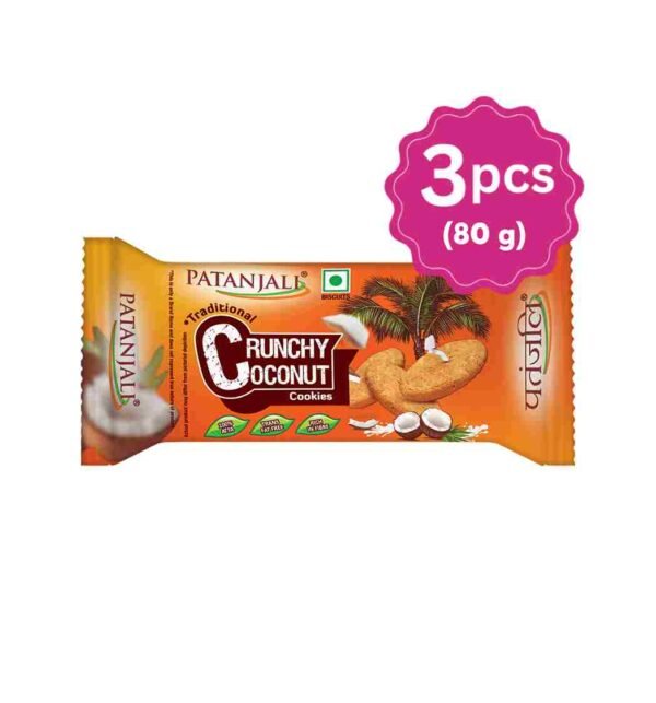 Patanjali Coconut Cookies (3 pcs)