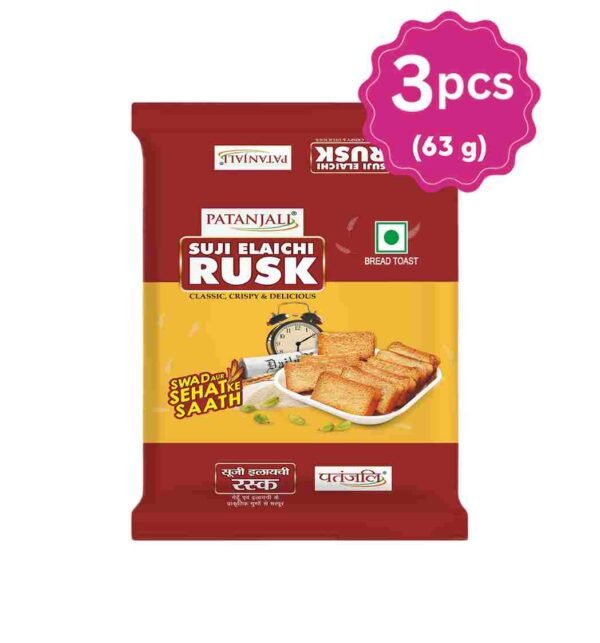 Patanjali Rusk (3 pcs)