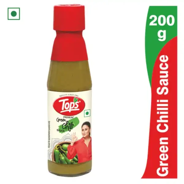 Tops Green Chilli Sauce - 200g