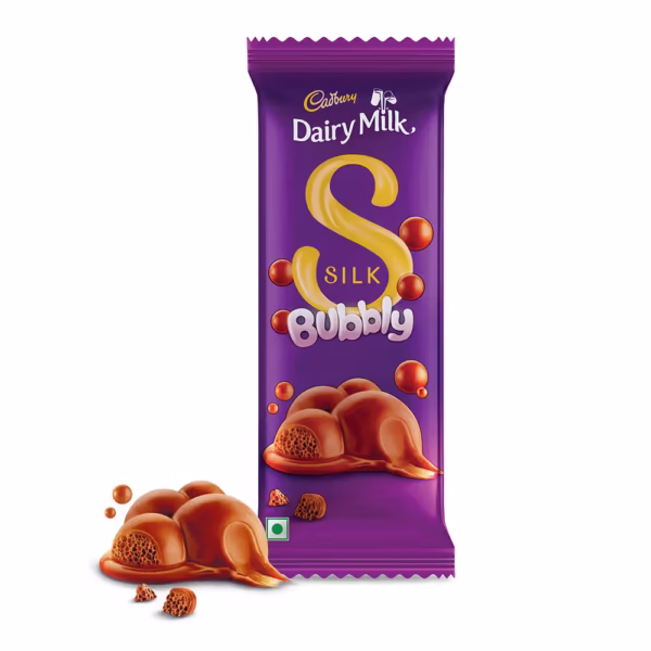 Cadbury Dairy Milk Silk Bubbly Chocolate Bar