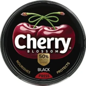 Cherry Bloosoms Black Shoe Polish